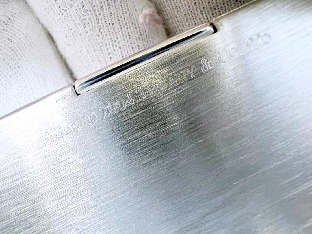 美品　ティファニー　アトラス　925　カードケース　名刺入れ　シルバー