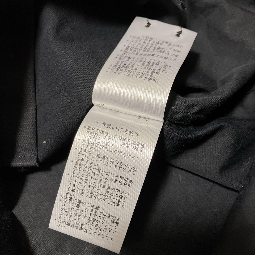 美品 ヴィアンウエストウッド オーブ ポイント刺繍 ドレスシャツ 黒 48