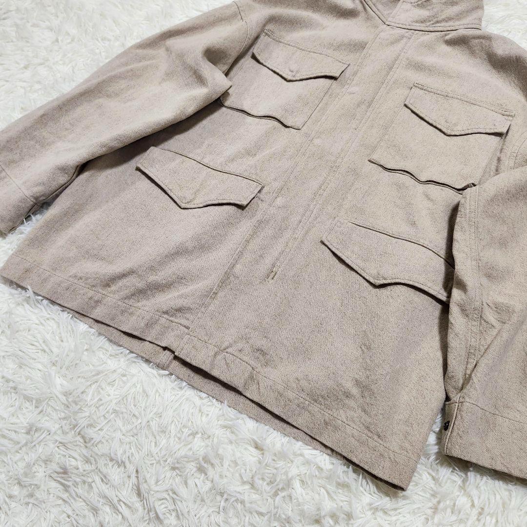 フレームワーク　綿麻キャンバスフィールドジャケット　ジップアップ　23年モデル