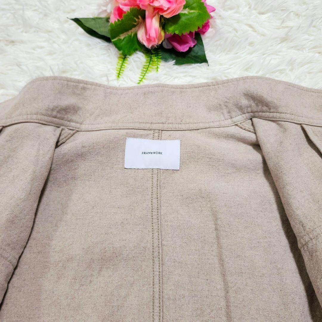 フレームワーク　綿麻キャンバスフィールドジャケット　ジップアップ　23年モデル