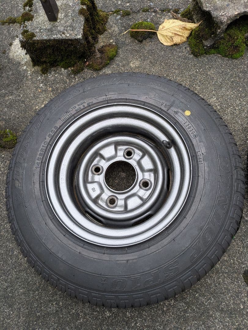 ホイール新品　旧車　深リム10インチ スチールホイール 4本セット　レア