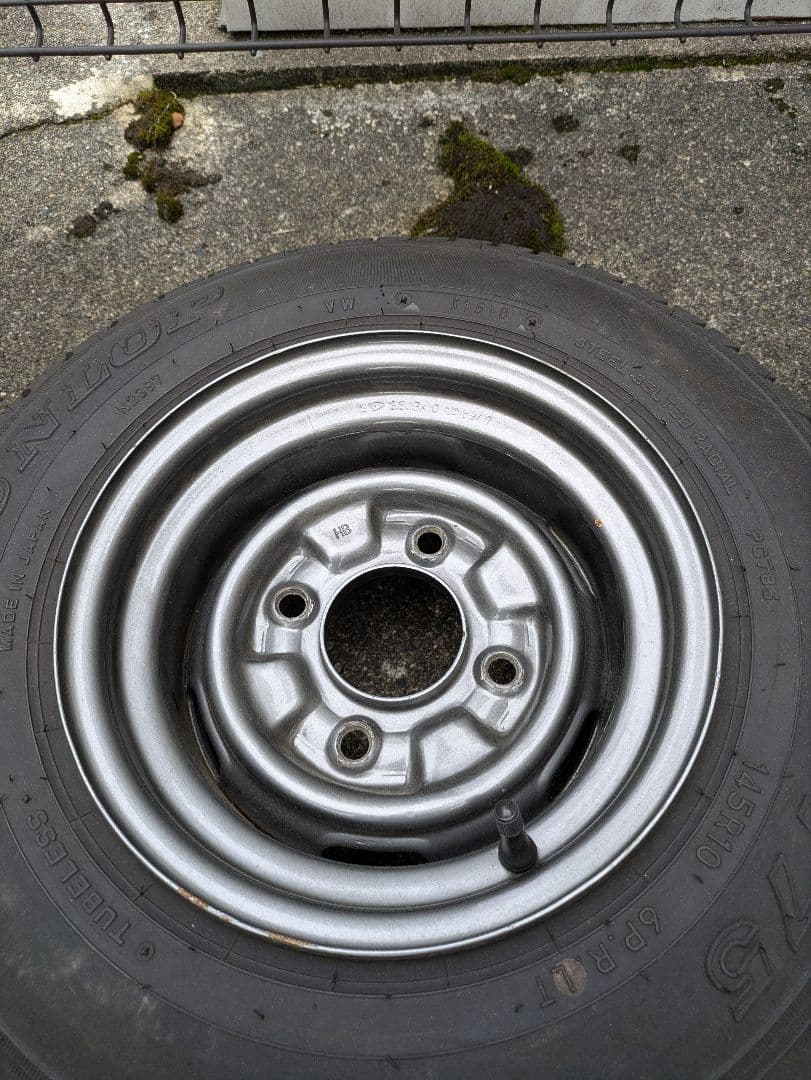 ホイール新品　旧車　深リム10インチ スチールホイール 4本セット　レア