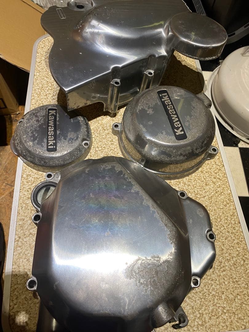 ゼファー750 カバー 4点セット　ポイントクラッチ　ジェネレータースプロケット