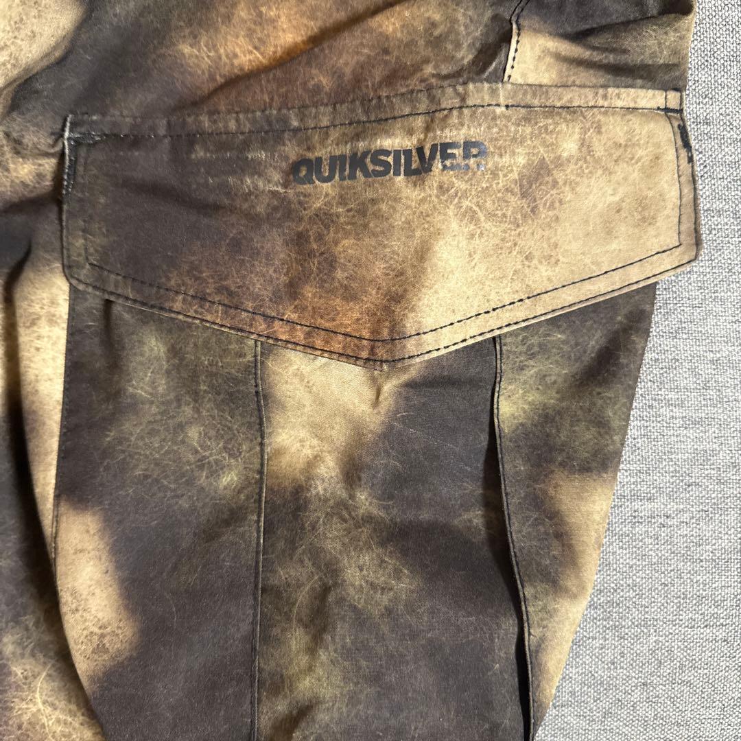 QUIKSILVER スノーボードウェア　セット　カモ柄