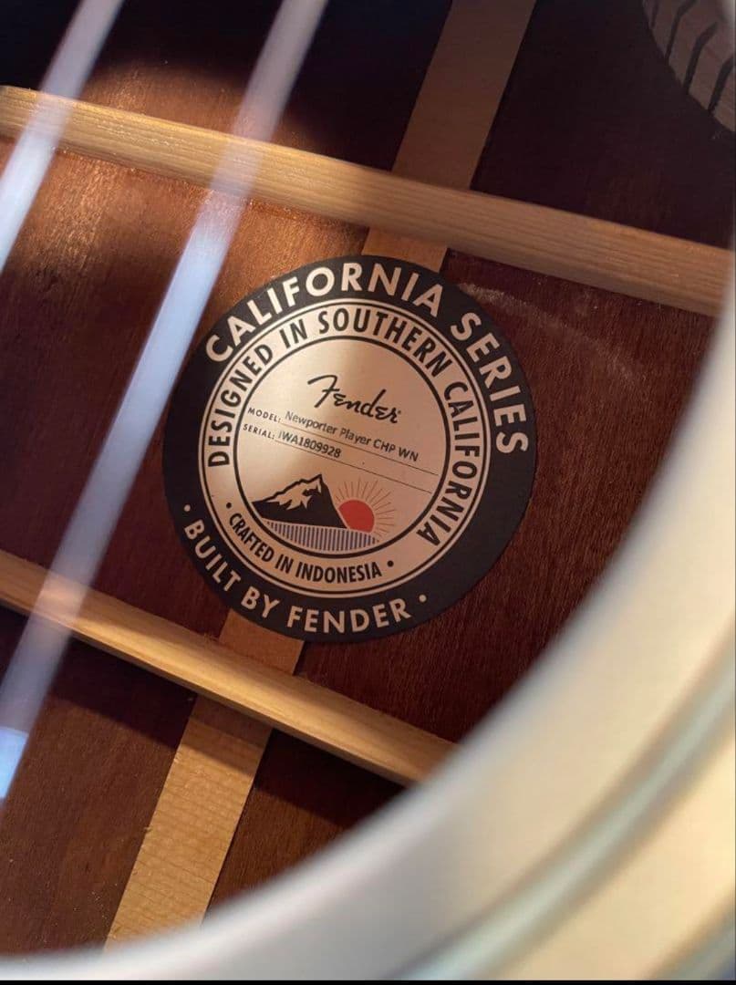 Fenderエレアコ　シャンパンゴールド