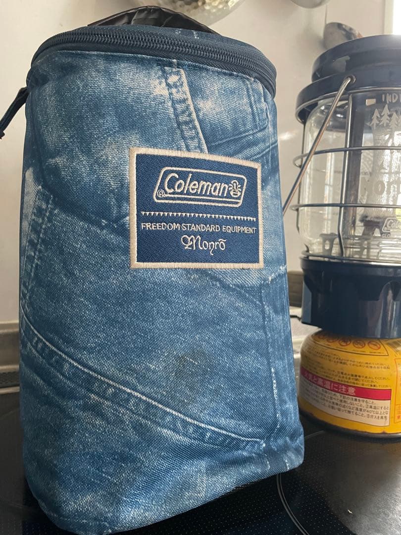 ノーススター　ガスランタン　Coleman モンロ インディゴレーベル