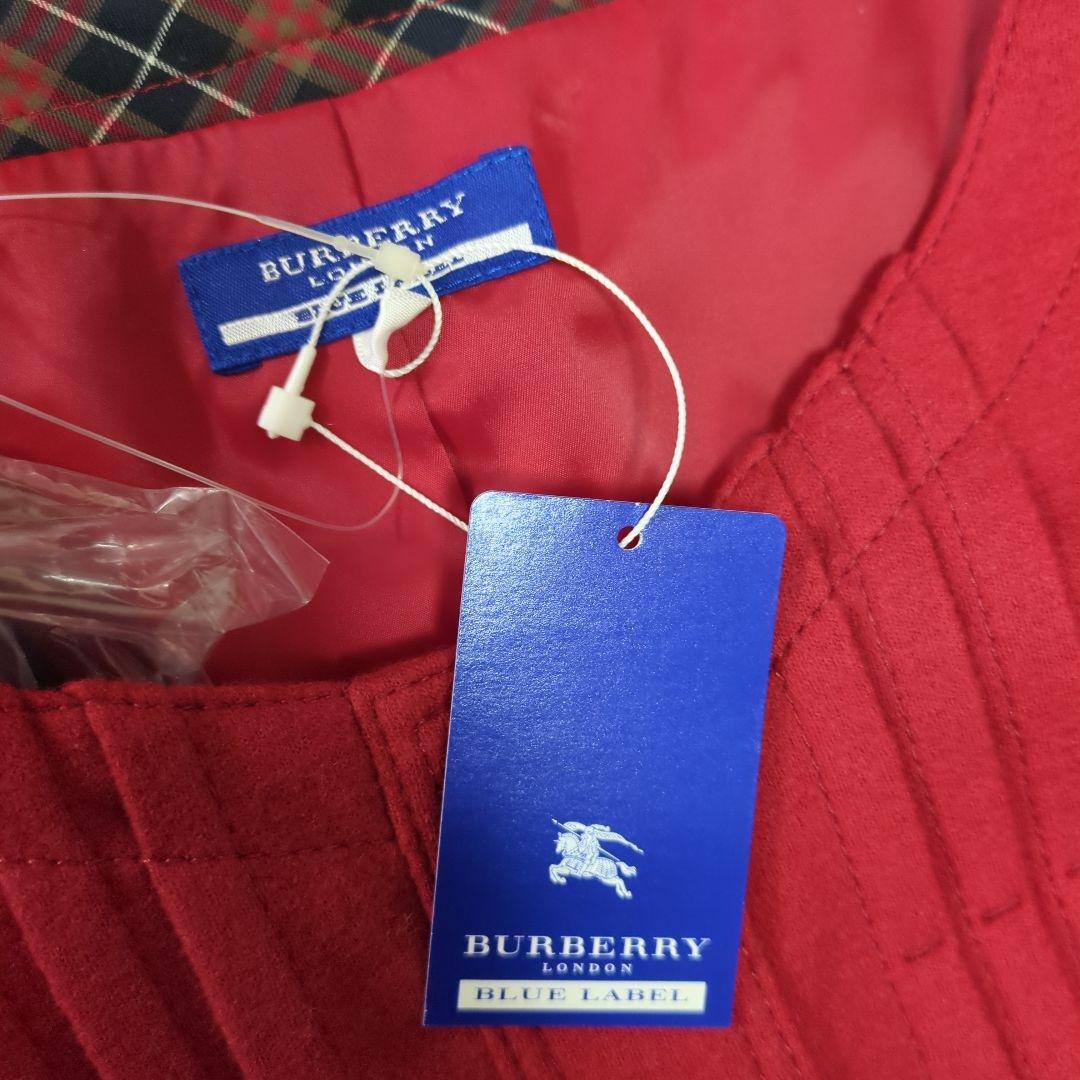 バーバリーブルーレーベル　ワンピース　ウール素材　新品　38 クリスマスにも！
