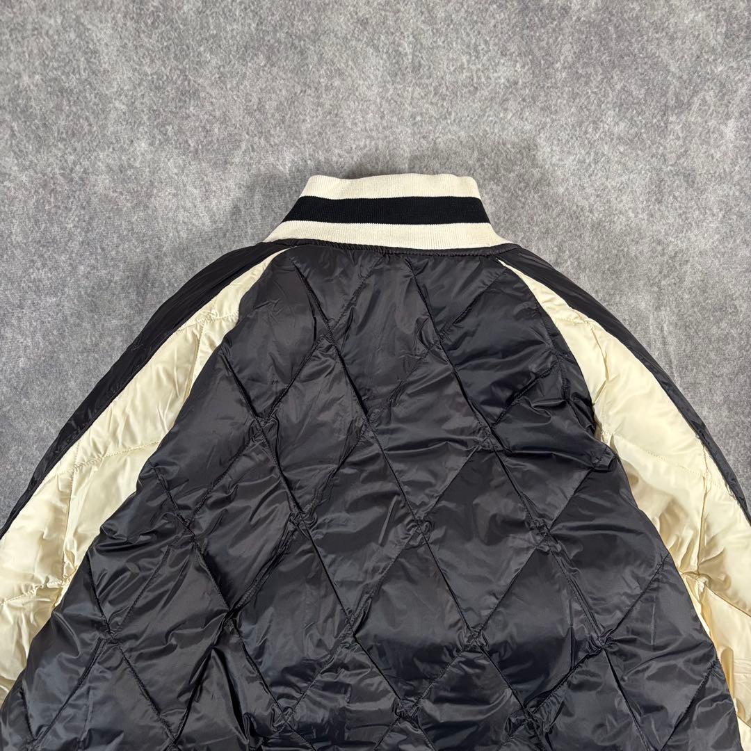 【新品】TAION スカジャン ベロア リバーシブル 虎 ダウンジャケット XL