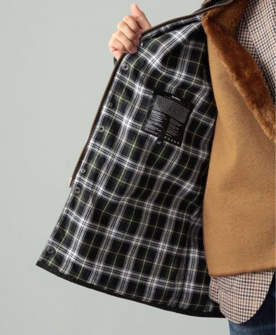 Barbour × BEAMS F 別注 BEAUFORT オイルド ジャケット