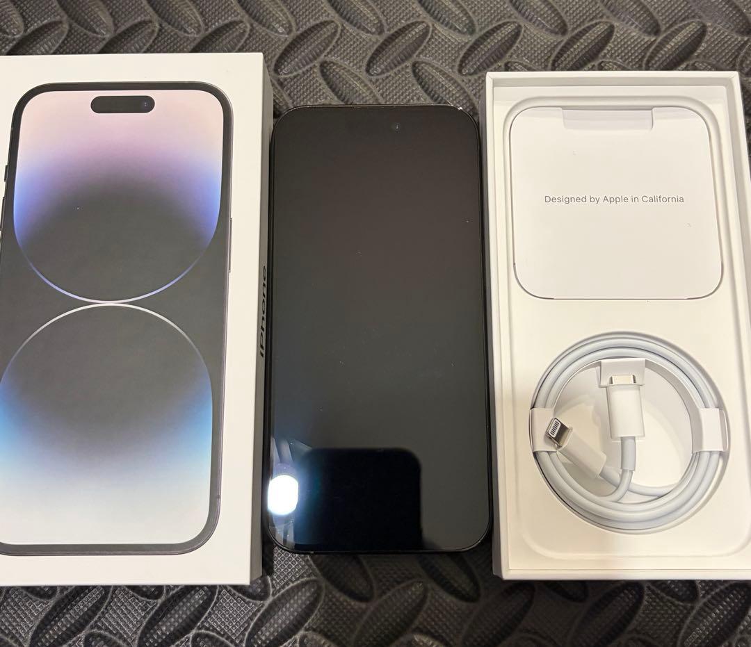 美品　iPhone 14 Pro 128gb スペースブラック　SIMフリー