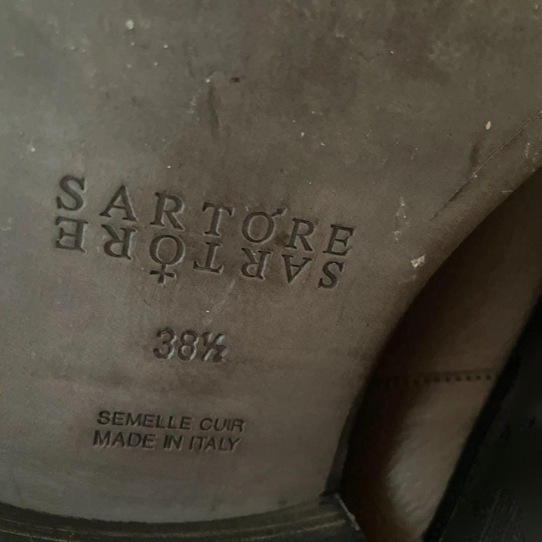 コ*タ様 サルトル　SARTORE エンジニア ブーツ ラビットファー　レザー