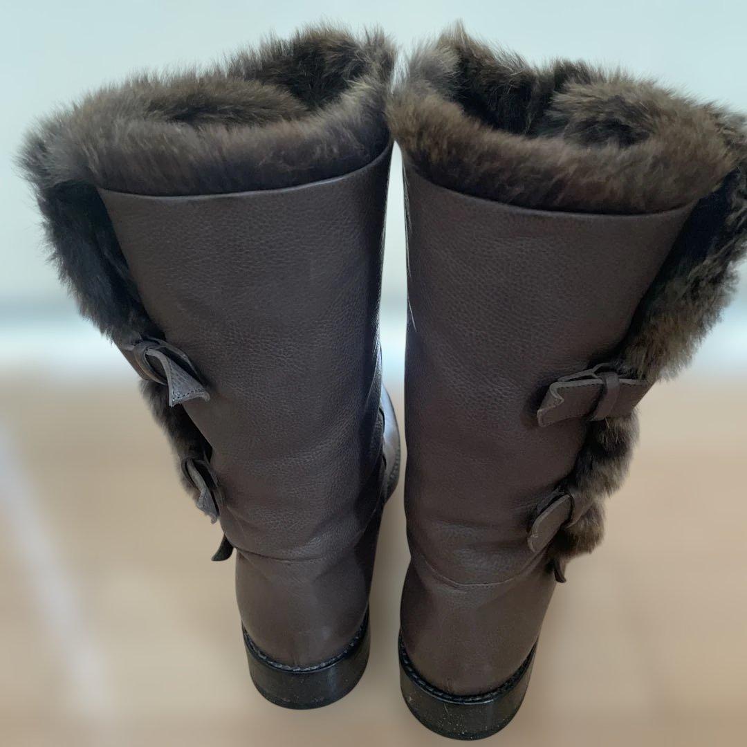 コ*タ様 サルトル　SARTORE エンジニア ブーツ ラビットファー　レザー