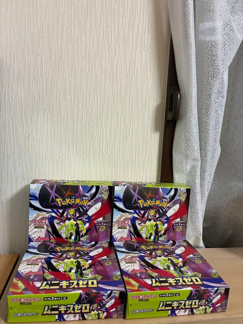 ポケモンカードゲーム　ムニキスゼロ box 未開封　シュリンクなし　4BOX