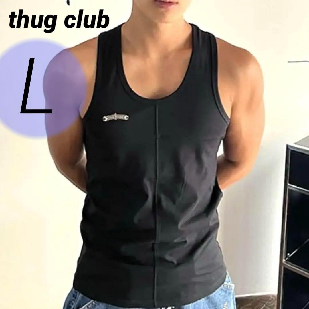 thug club タンクトップ ブラック 韓国限定 新品 サイズ3 即発送