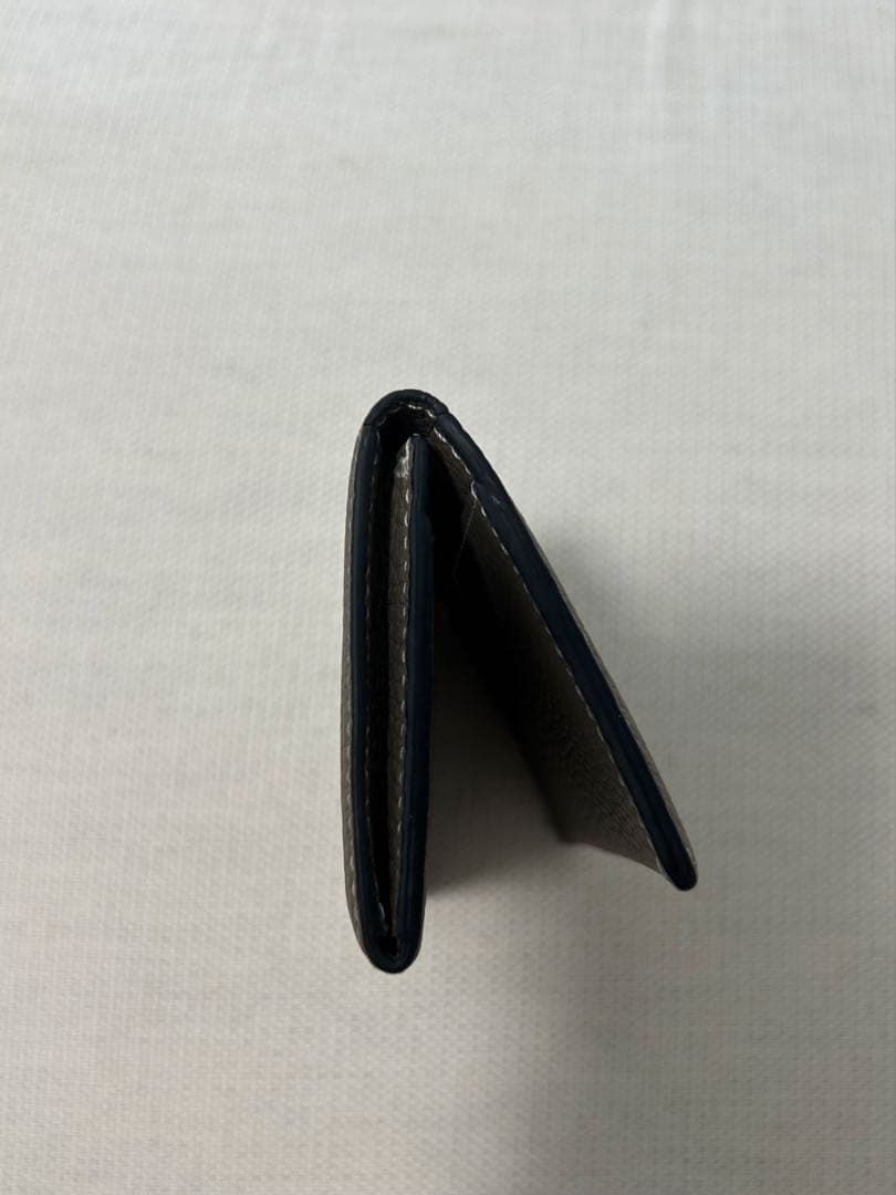 美品 ボナベンチュラ ビジネスカードケース シュリンクレザー 名刺入れ ケース