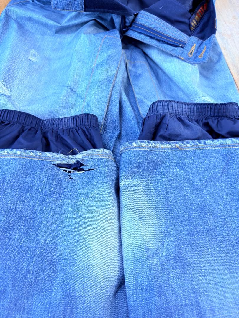 上下セットBURTON スノーボードウェア　パンツ デニムプリント