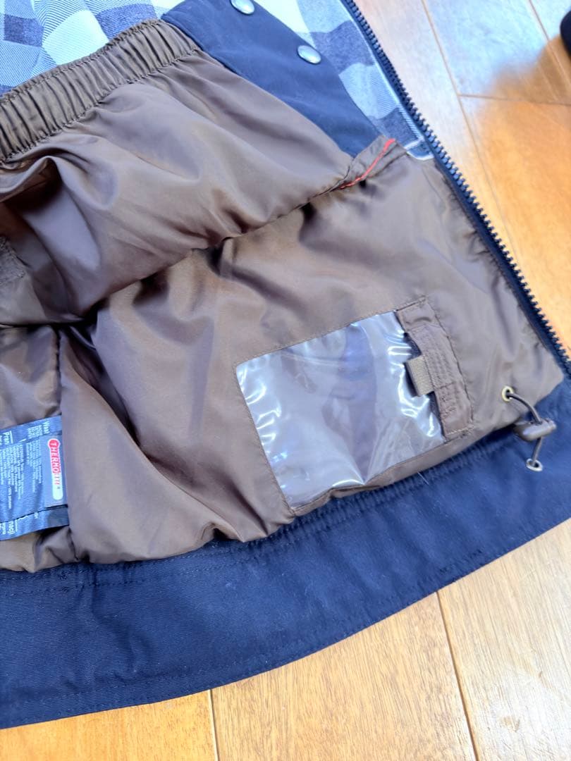 上下セットBURTON スノーボードウェア　パンツ デニムプリント