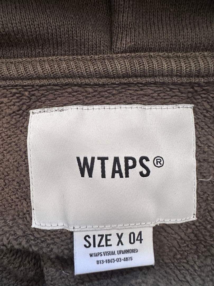 wtaps ダブルタップス パーカー 04 XL クロスボーンズ　カーキ