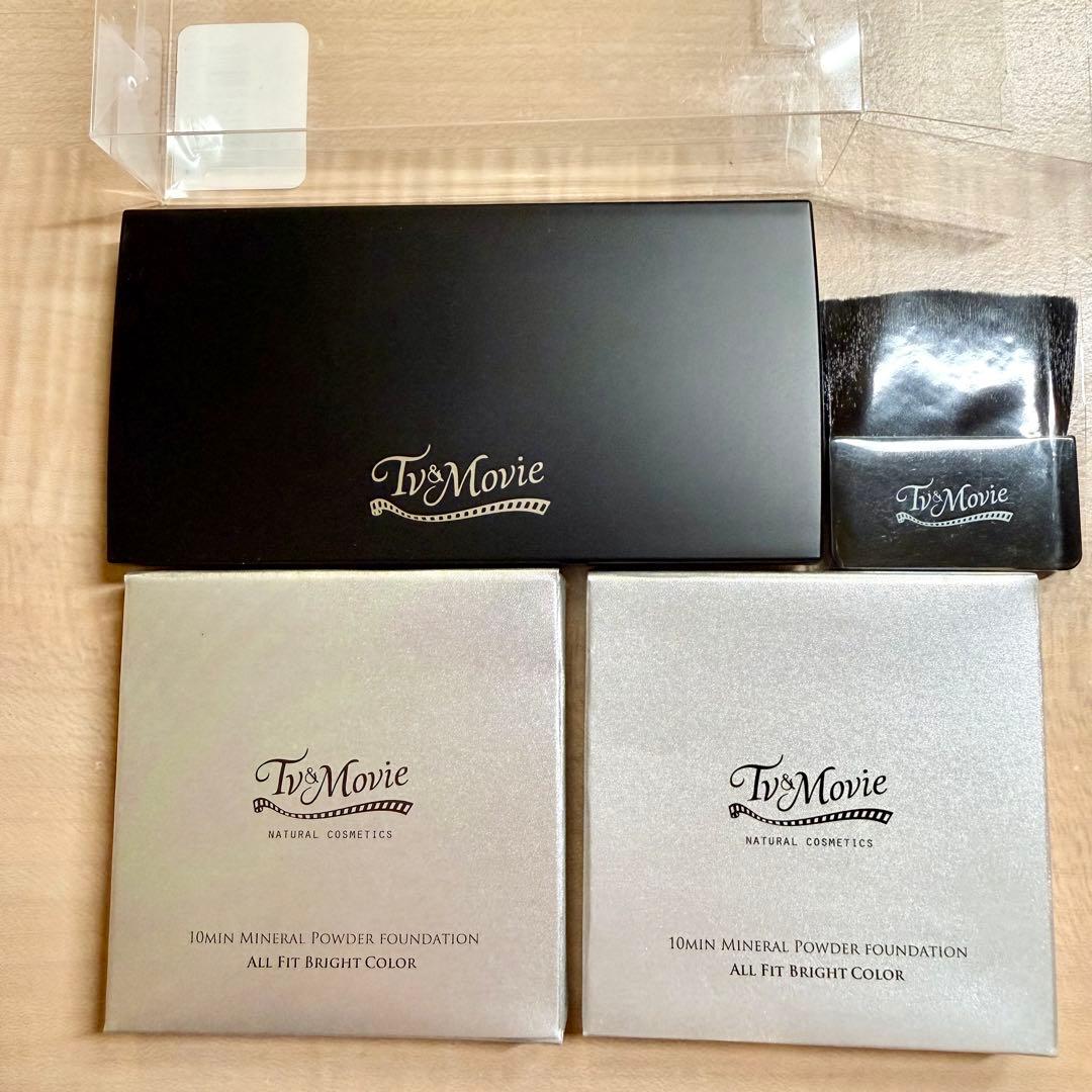 ★新品未使用★TV&MOVIE 10minミネラルパウダーファンデリフィル2個