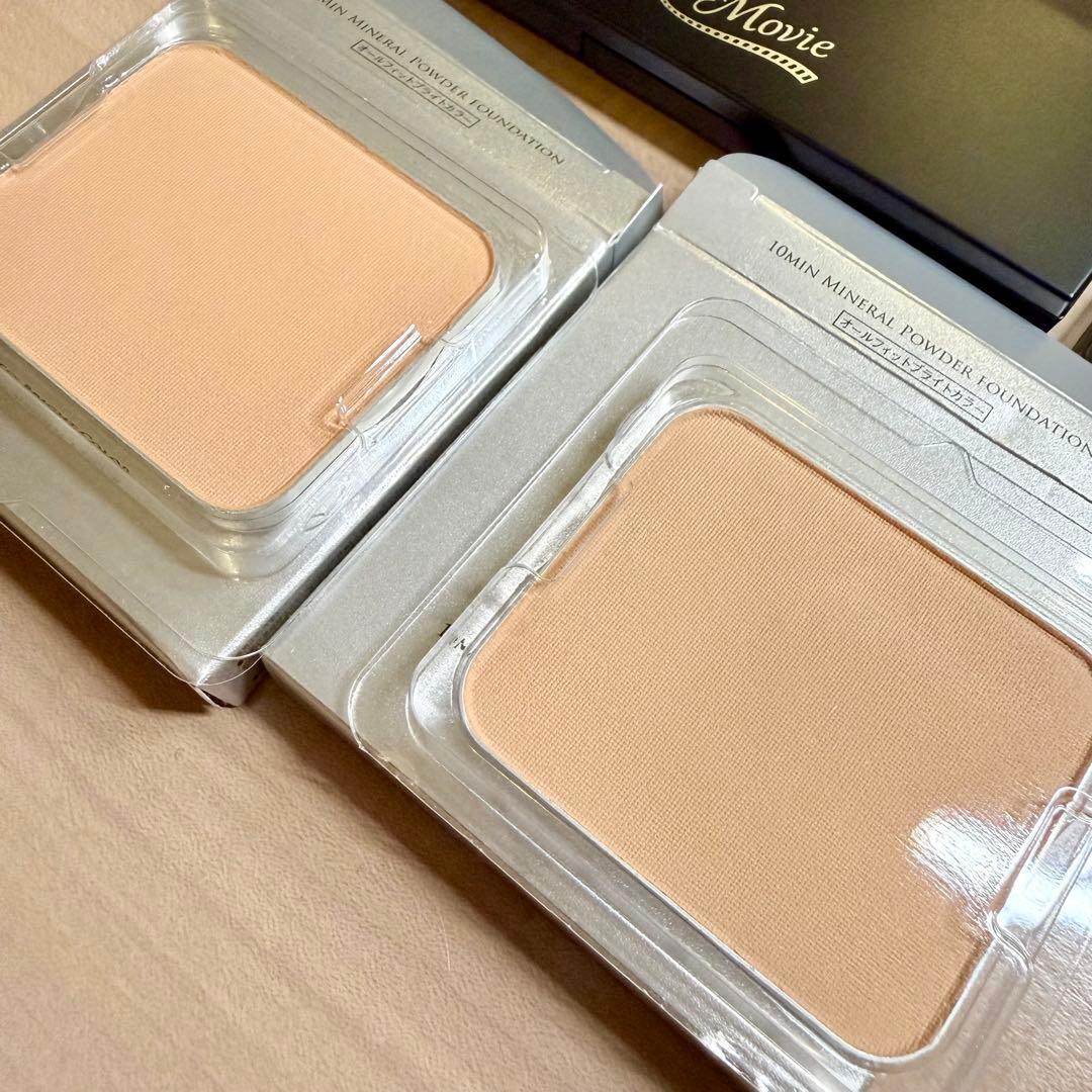 ★新品未使用★TV&MOVIE 10minミネラルパウダーファンデリフィル2個