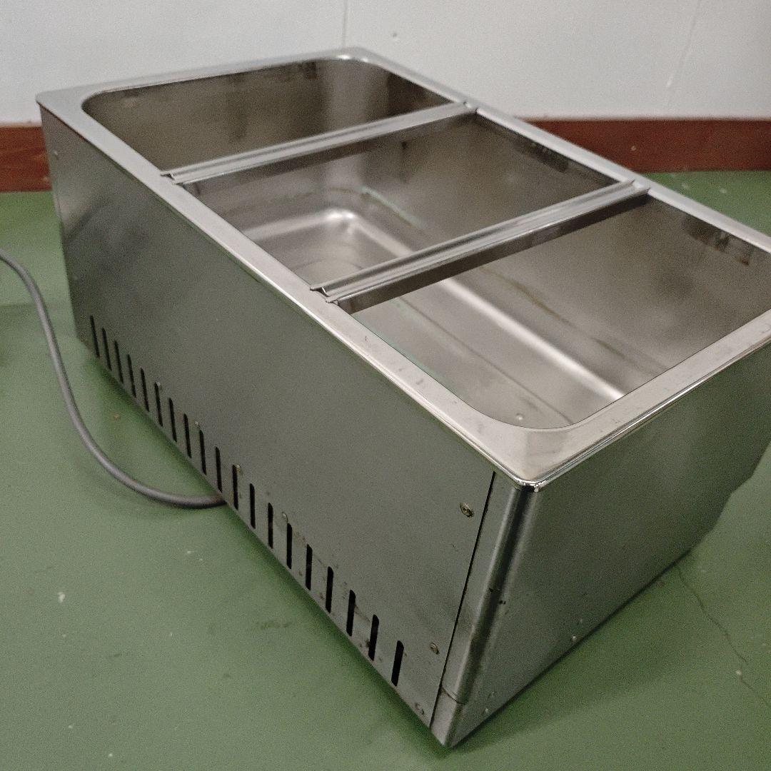 【通電確認済】Maruzen フードウォーマー 3列　ステンレス　100ボルト