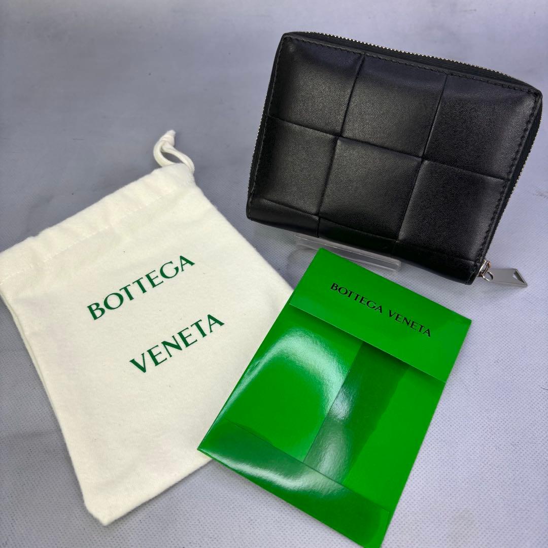 BOTTEGA VENETA 財布 2つ折り カセット 黒