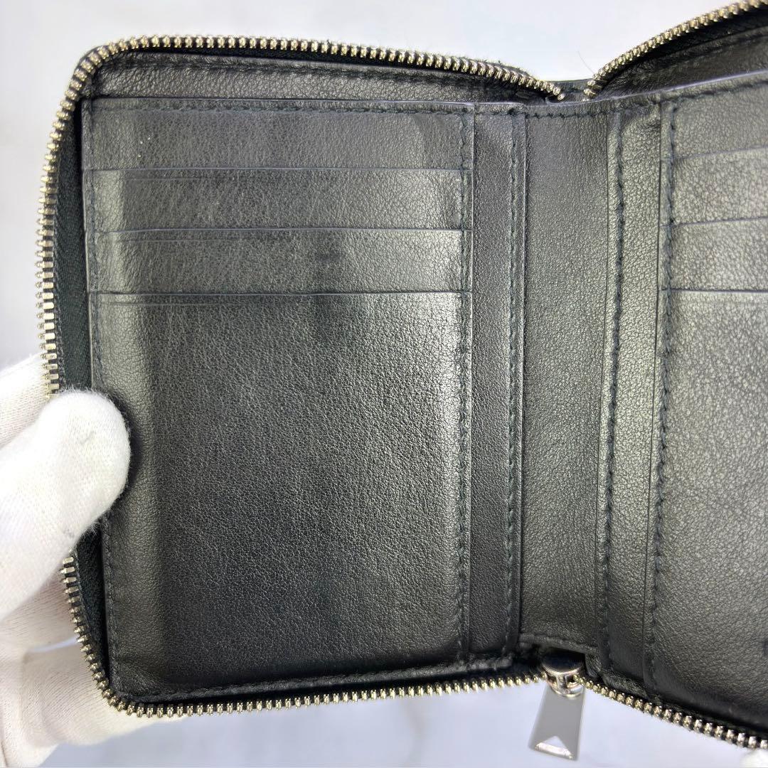 BOTTEGA VENETA 財布 2つ折り カセット 黒