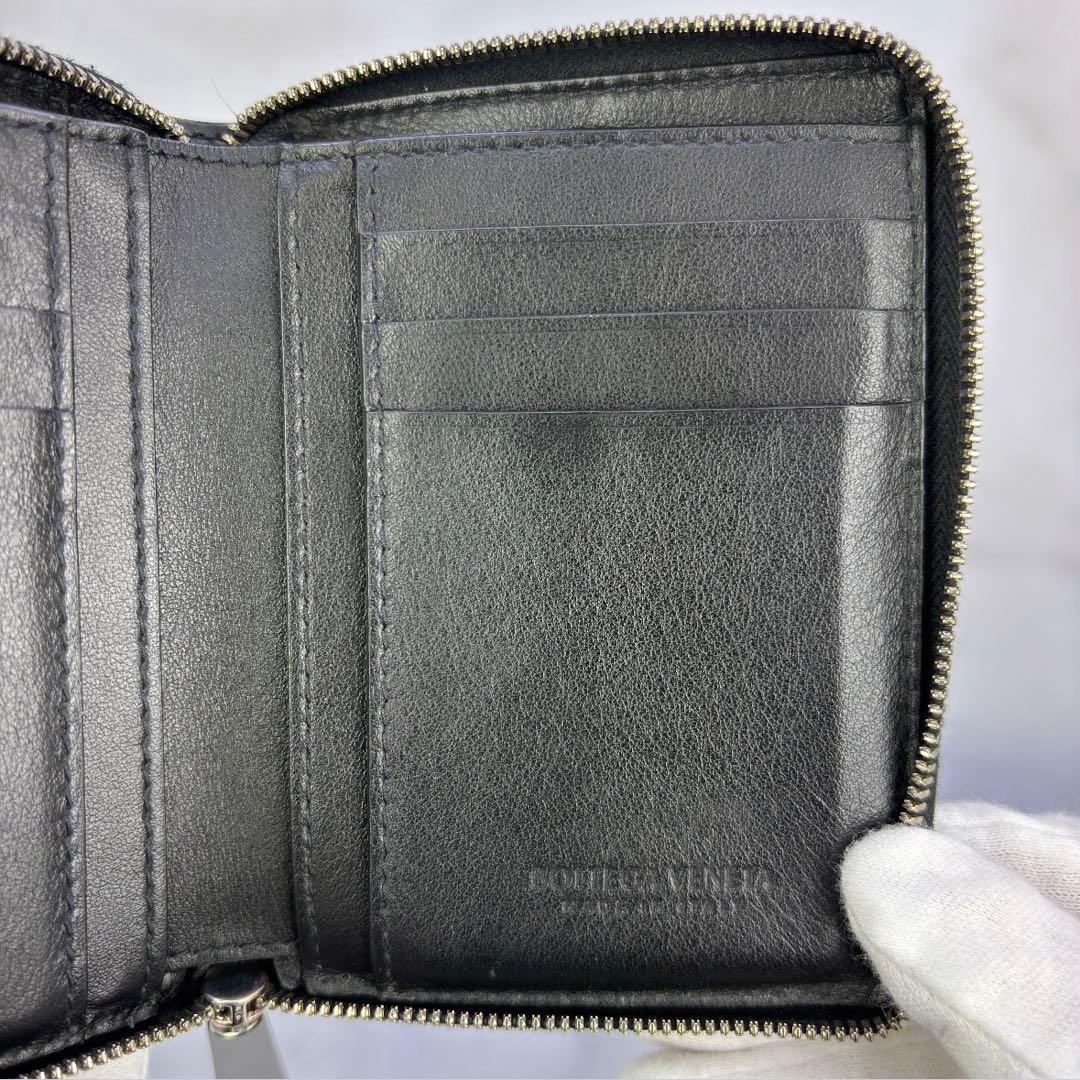BOTTEGA VENETA 財布 2つ折り カセット 黒