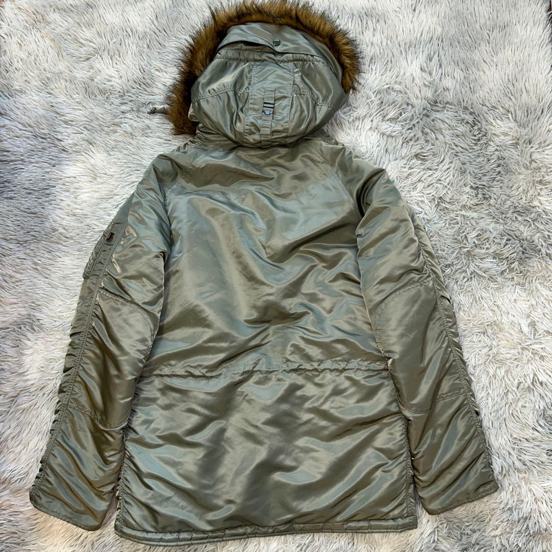 【美品】ALPHA INDUSTRIES N-3B ジャパンフィット XLサイズ