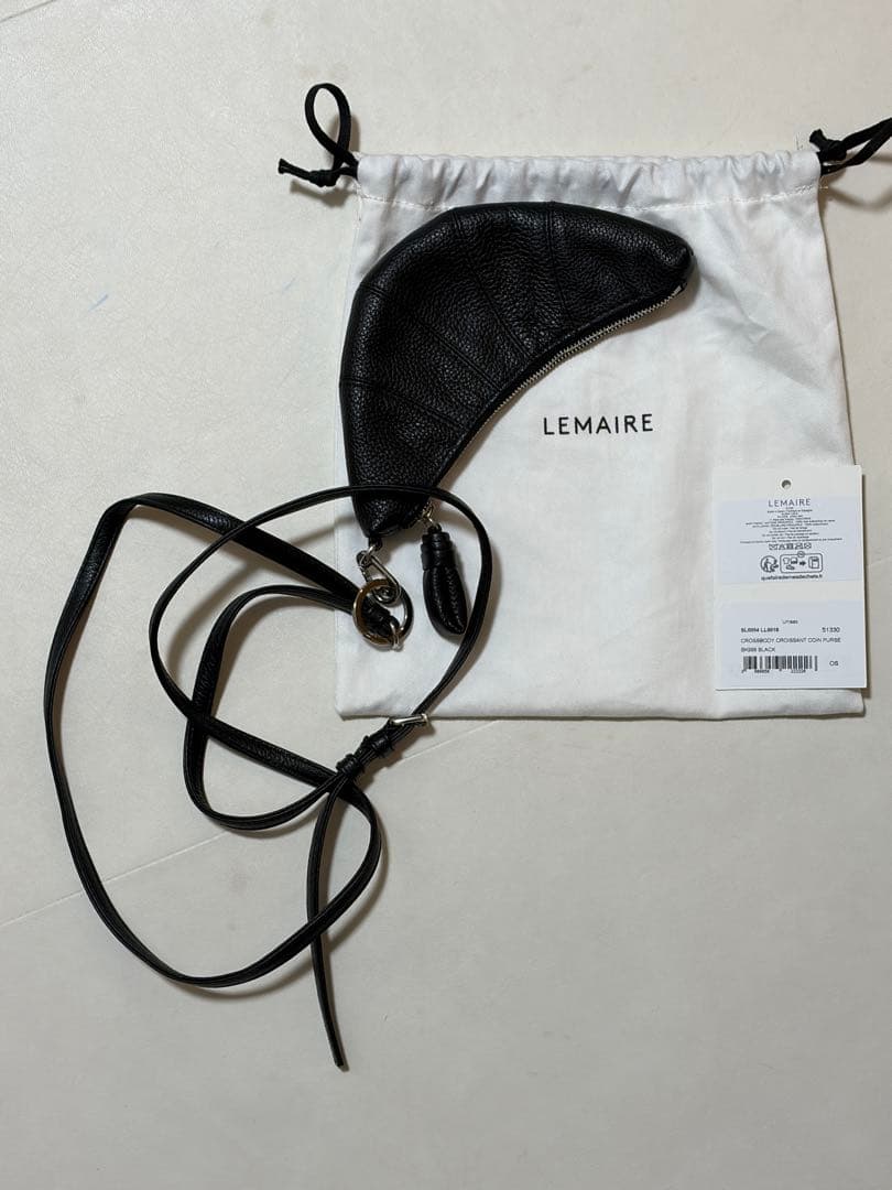 R.2　LEMAIRE パース　黒　ブラック