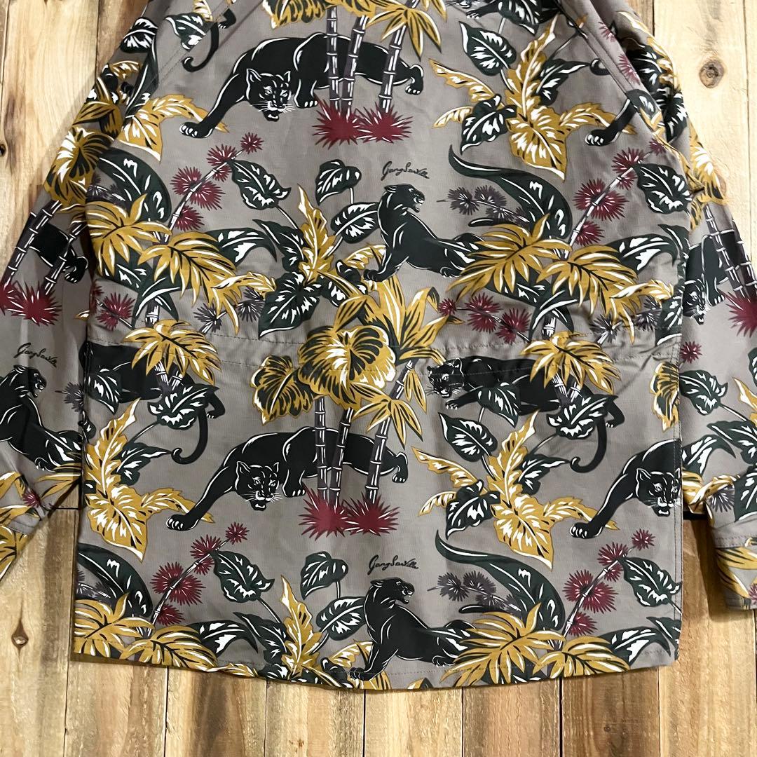 新品タグ付き GANGSTERVILLE 総柄 マウンテンパーカー Sサイズ