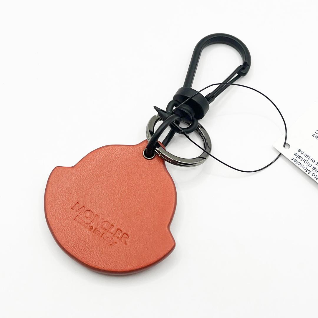 【新品】MONCLER キーホルダー キーリング バッグチャーム レザー
