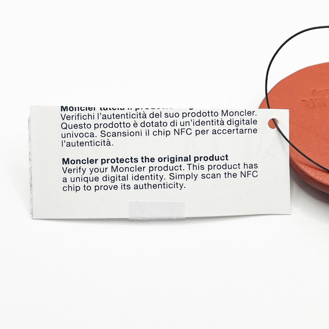 【新品】MONCLER キーホルダー キーリング バッグチャーム レザー