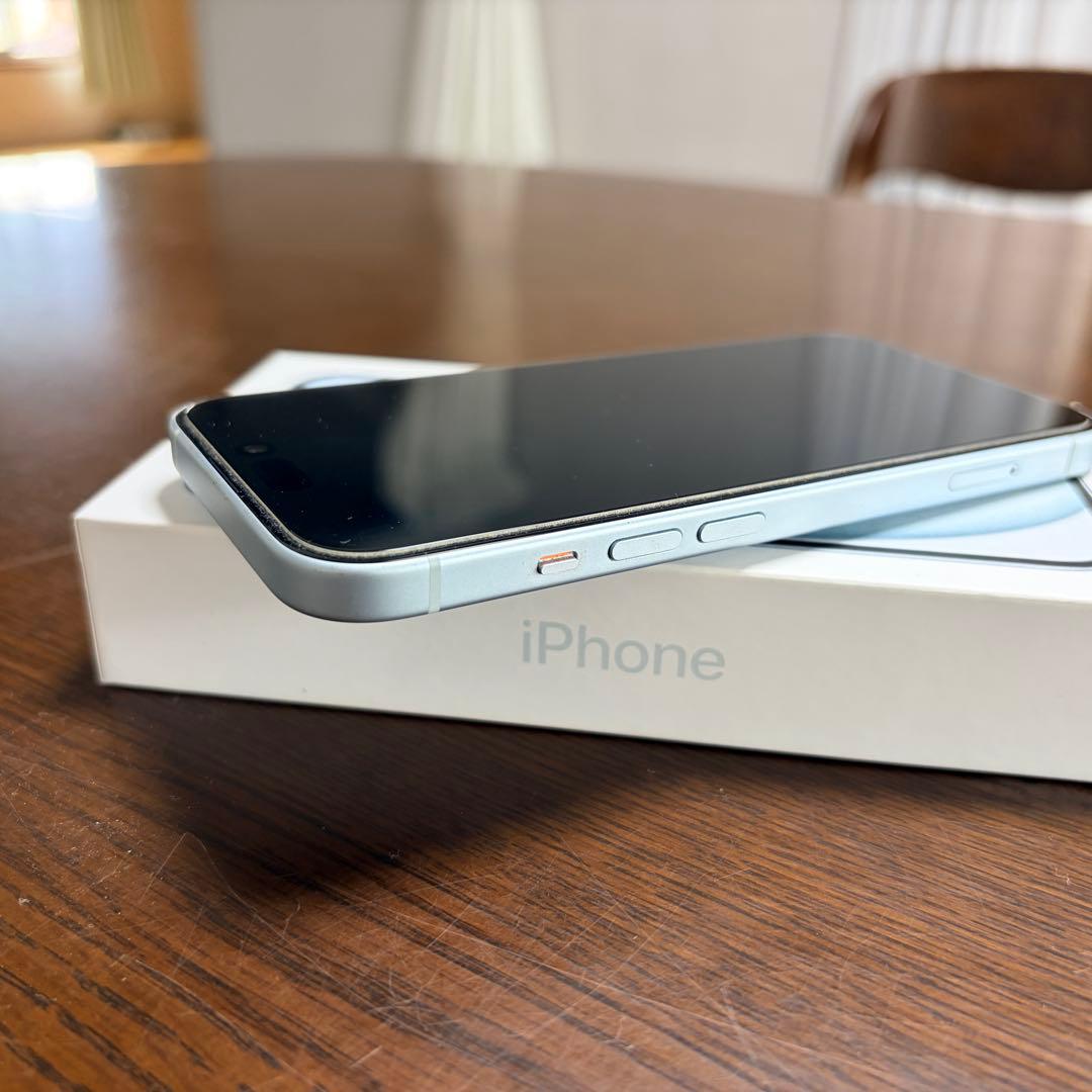 iPhone15 256GB ブルー　SIMフリー　標準付属品一式