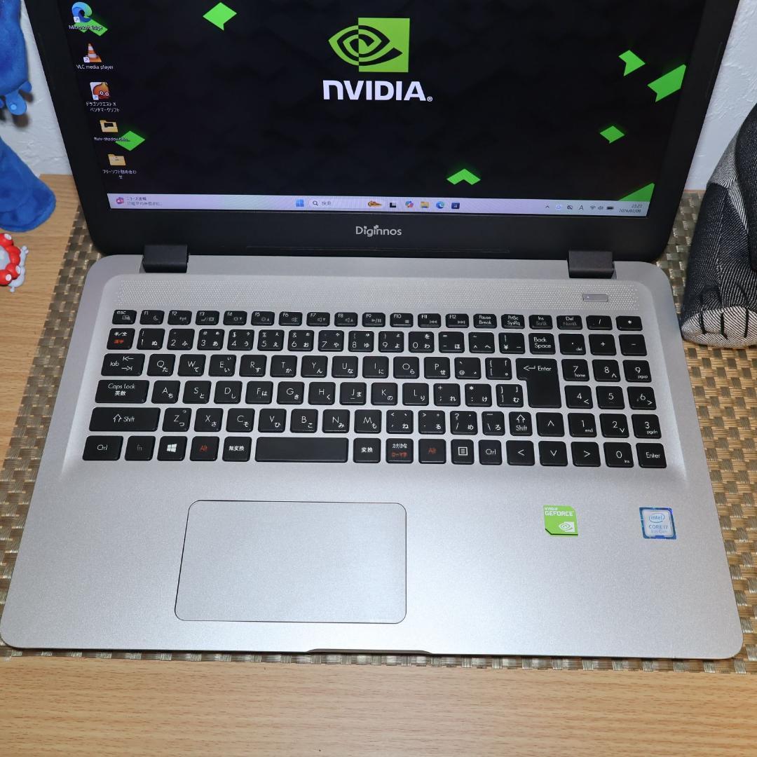 Win11公式対応8世代Corei7/SSD/メ8G/グラボ搭載/FHD/無線