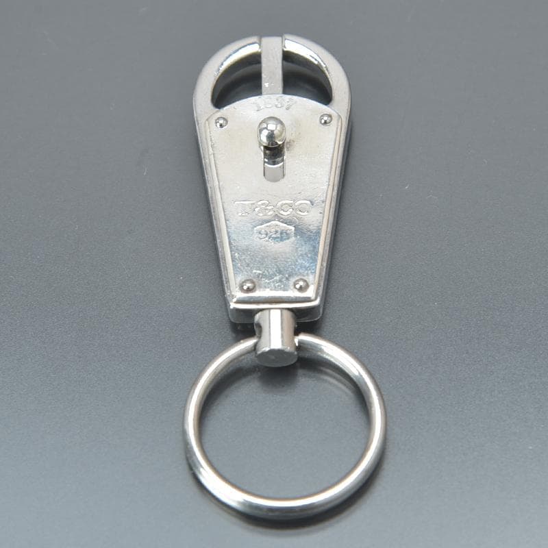ティファニー◇バレット キーホルダー 925SILVER チャーム キーリング