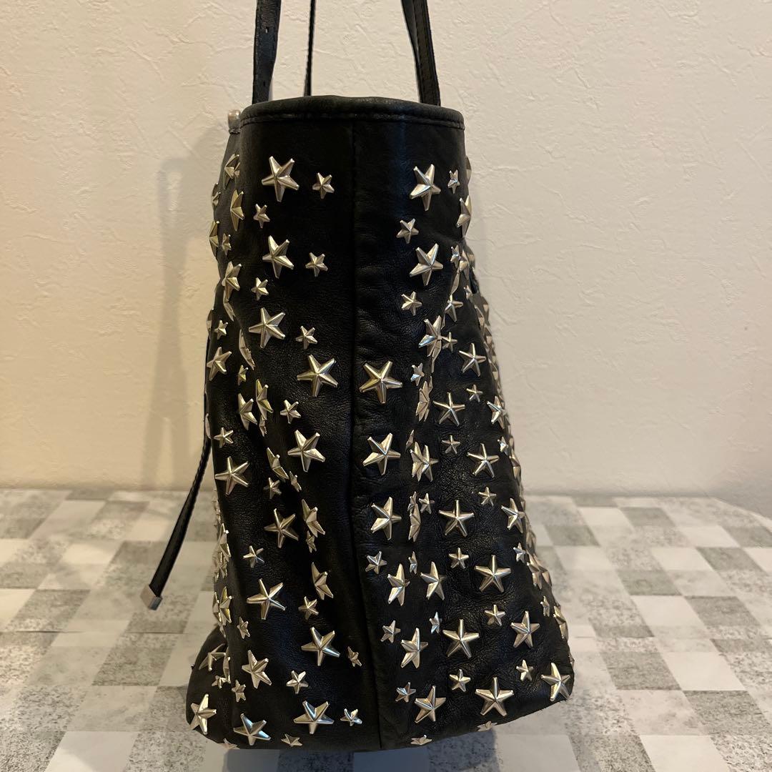 ジミーチュウスタースタッズレザートート