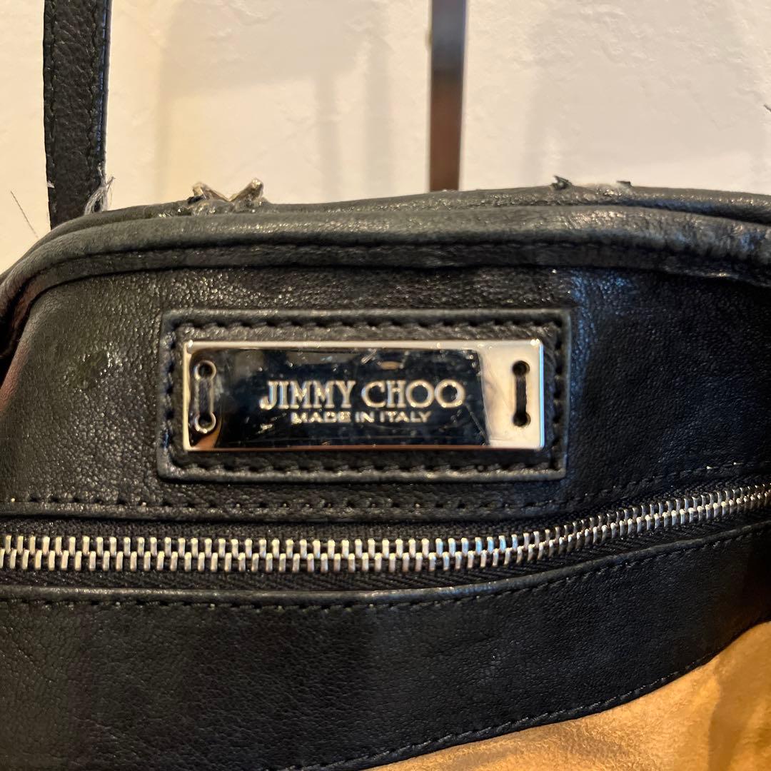 ジミーチュウスタースタッズレザートート