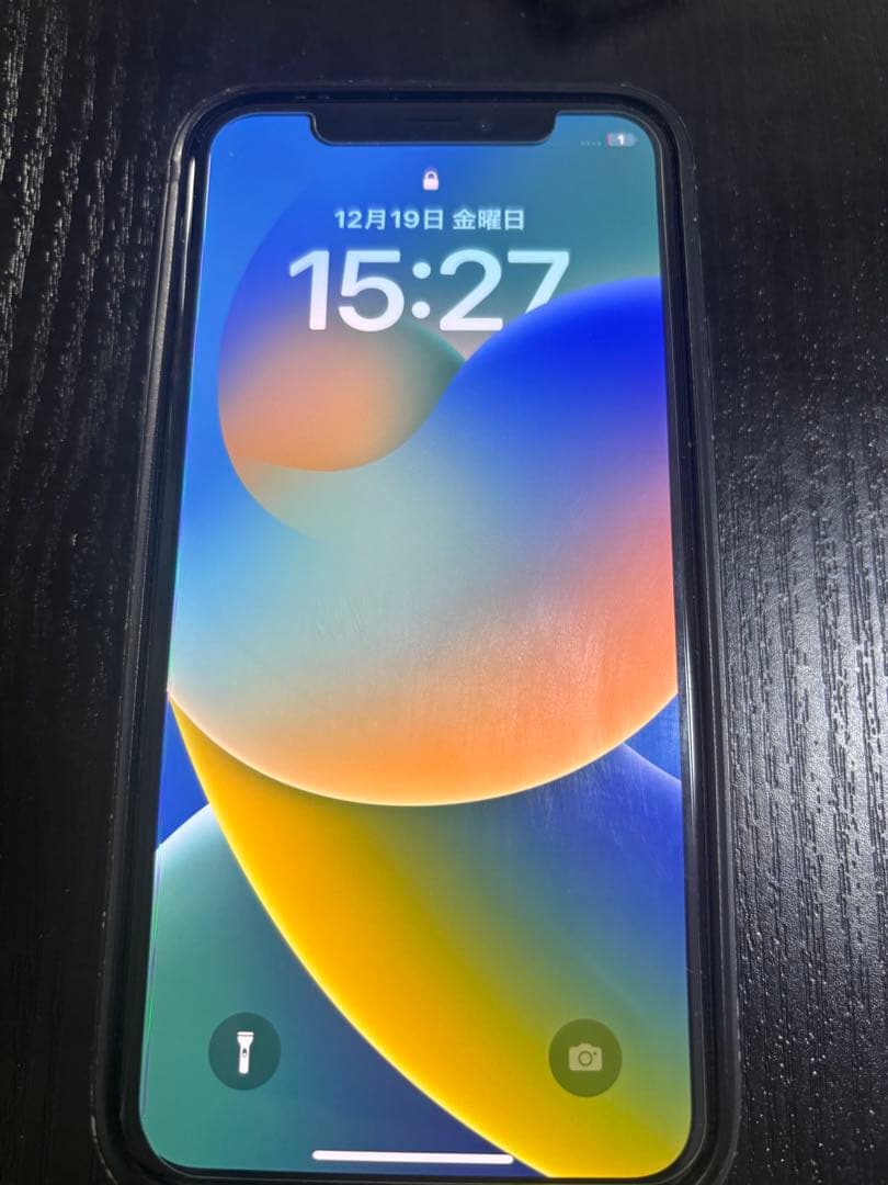 Apple iPhone X ブラック64GB 本体　57%