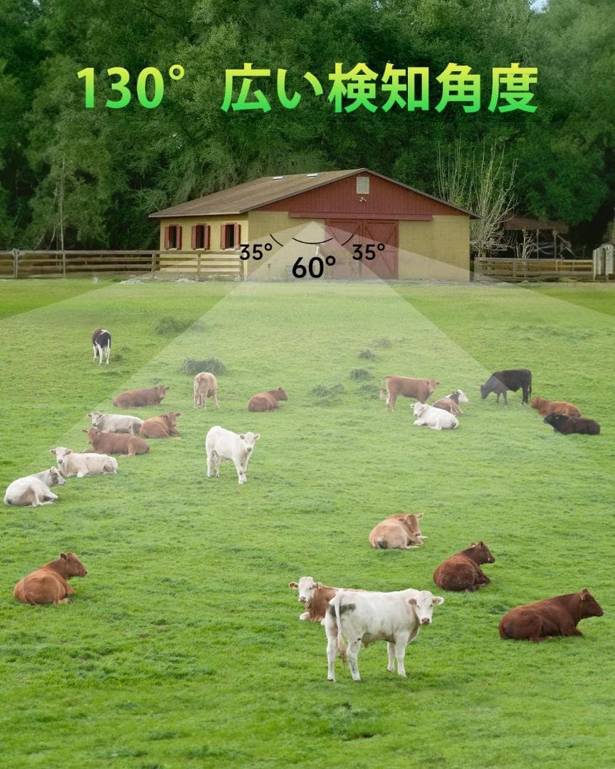 【ソーラー式＆配線不要】トレイルカメラ ソーラー式 野生動物監視カメラ 4K