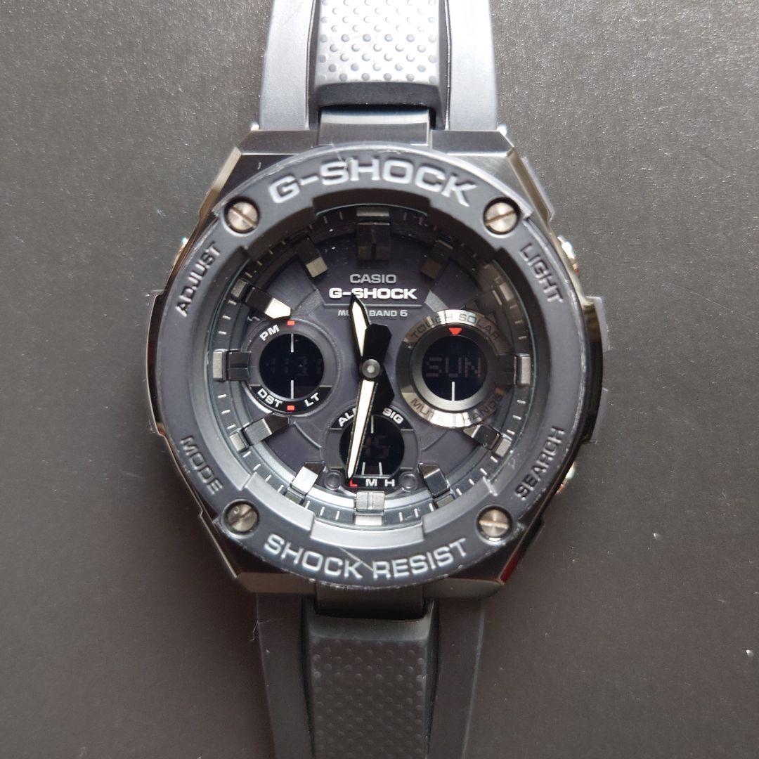 パクチー　美品　CASIO G-SHOCK GST-W100G