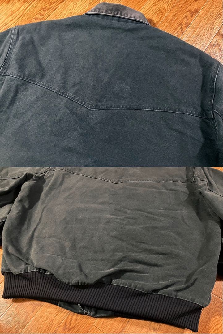 【希少】USA製 カーハート サンタフェジャケット J13 ブラック XL