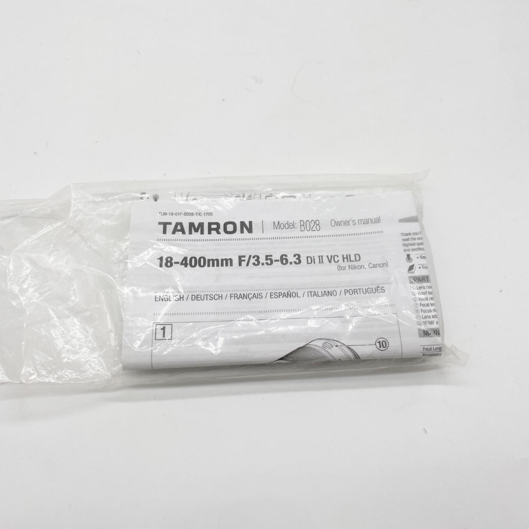 【ジャンク】【送料無料】タムロン 18-400mm 3.5-6.3 NIKON