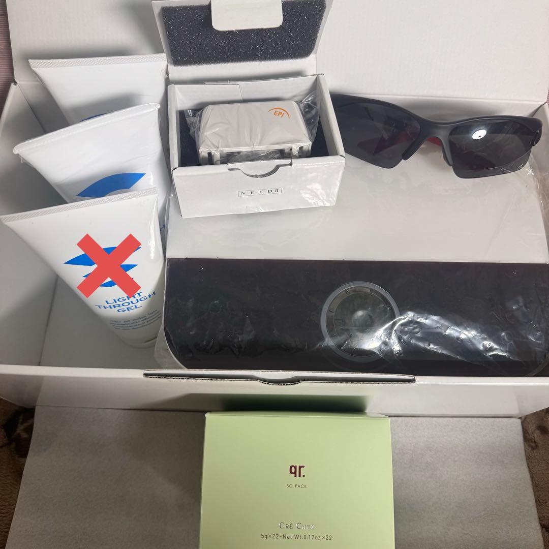 家庭用脱毛器　Need ll 本体・ジェル・サングラスセット