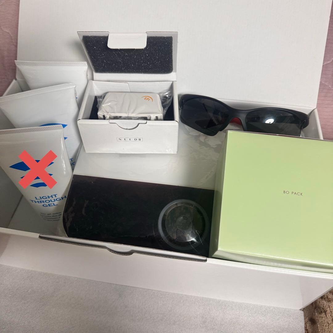 家庭用脱毛器　Need ll 本体・ジェル・サングラスセット