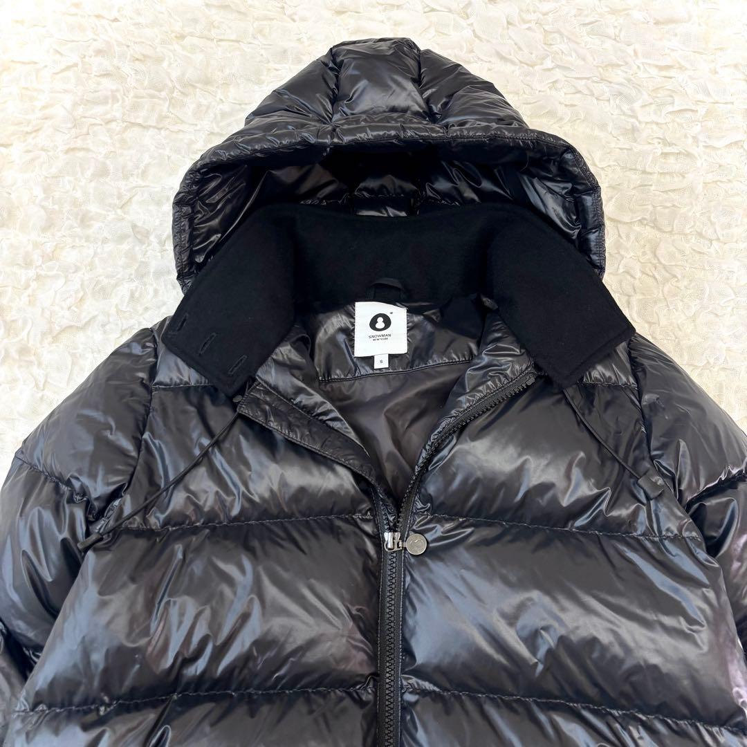 美品 MAN ダウン ジャケット コート スノーマン ニューヨークS 黒