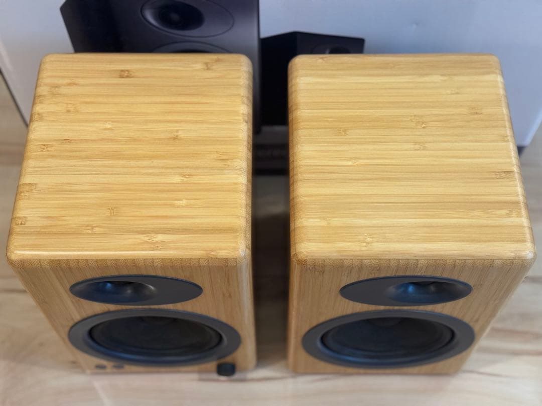 Audioengine 5+ パワードスピーカー　バンブー