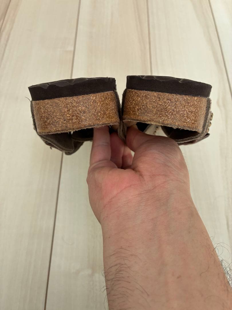 38ビルケンシュトック ボストン トープ スエード