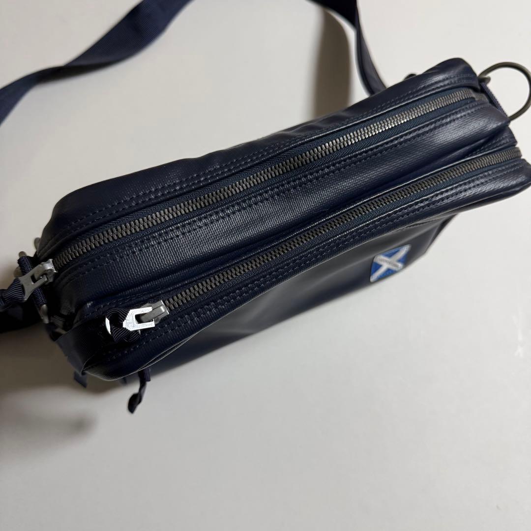 【フォロー割済み】美品 吉田カバン ラゲッジラベル 青バッテン ショルダーバッグ