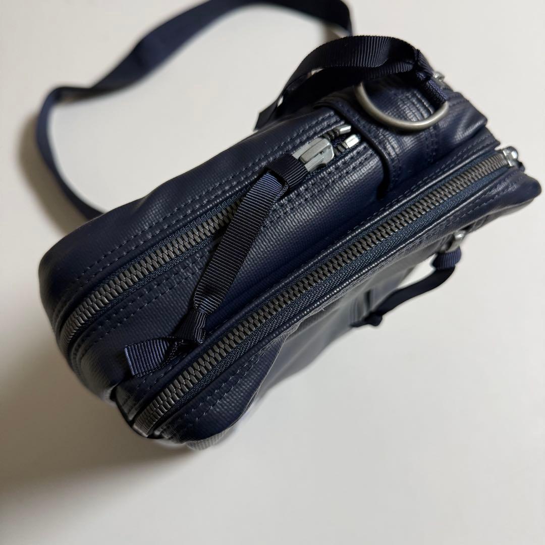 【フォロー割済み】美品 吉田カバン ラゲッジラベル 青バッテン ショルダーバッグ